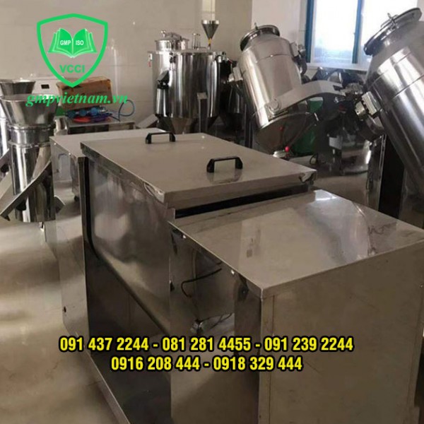 Máy đảo nguyên liệu – Máy trộn bột, máy trộn nguyên liệu nằm ngang